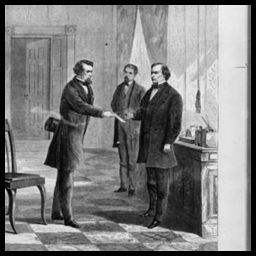 The Trial of Andrew Johnson magazine cover